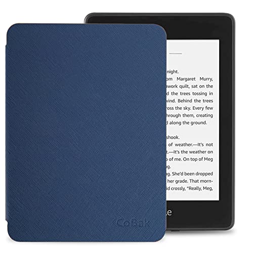 CoBak Smart Cover for Kindle 10th Generation (2019) - Not Compatible with Paperwhite or Oasis, Premium PU Leather with Auto Sleep/Wake