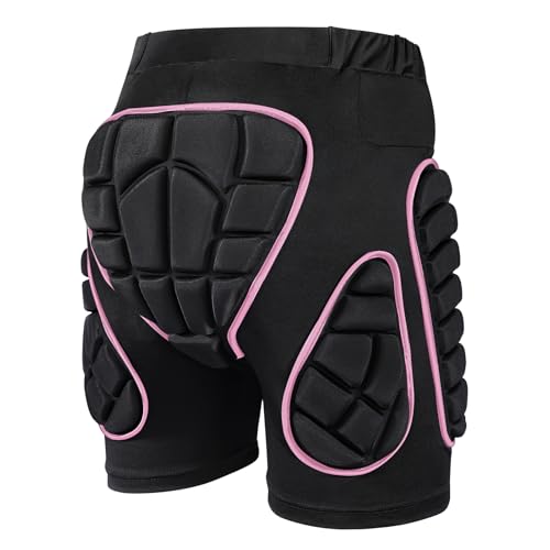 OHMOTOR 3D Padded Protective Shorts Hip Butt EVA Pad Short Pants Heavy...
