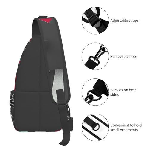 Bolso Cruzado Bandolera Estilo Urbano Negro miniatura 5
