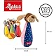 SIGIKID 49520 Kegelspiel Soft PlayQ Mädchen und Jungen Babyspielzeug empfohlen ab 3 Monaten mehrfarbig