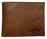 Rawlings Geprägte Baseball-börse aus Leder für Herren (hellbraun)