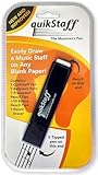 Nova caneta QuikStaff para músicos – Desenha uma equipe de música de 5 linhas em qualquer papel branco 2021 atualizado
