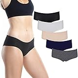 Womens Underwear Boyshort Panties Cotton / Spandex - 6 Pack Colors and Patterns may Vary