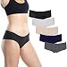 Womens Underwear Boyshort Panties Cotton / Spandex - 6 Pack Colors and Patterns may Vary