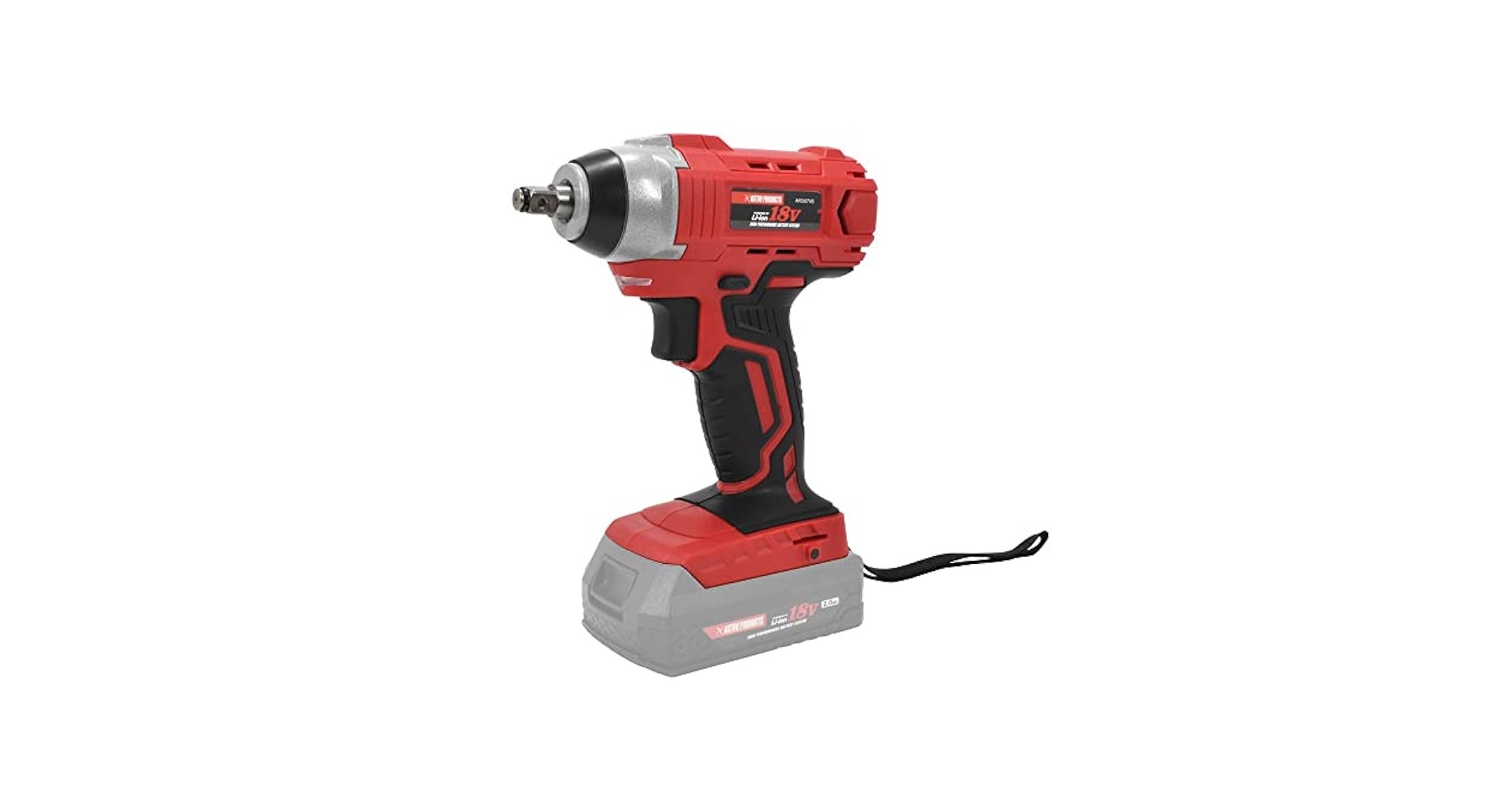 △△ASTRO PRODUCTS アストロプロダクツ 18v　充電式インパクトレンチ　 充電器・充電池1個・ケース付 AP050755 レッド アストロプロダクツ 【充電器・バッテリー別売】アストロ