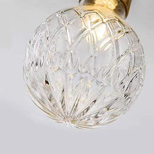 Lustre LED verre résout manque luminosité salon chambre - 6