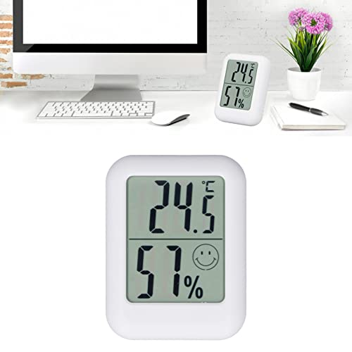 Temperature Humidity Meter, Digital Display Temperature Humidity Gauge Meter Accurate Electronic Thermometer Hygrometer for Bedroom Office