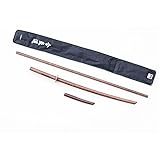 bokken jo y tanto  Conjunto de bokken, jo y tanto, incluye funda de ratán