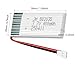 HAWK'S WORK 2 Pcs 3.7V Lipo Battery, 400 mAh Rechargeable Lithium Polymer Battery for RC Plane Helicopter Drone All Models & Toys (XH2.54 Connector)