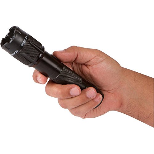 Vipertek Vts-T03 - Aluminum Series 59 Billion Heavy Duty Stun Gun - Rechargeable With Led Tactical Flashlight, Black #TOP2