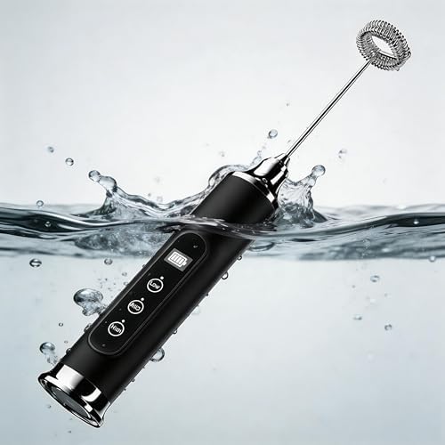 YUSWKO Milk Frother Wand for Coffee, Handheld Coffee Frother, Rec...
