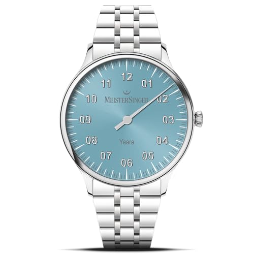 [�}�C�X�^�[�W���K�[]MeisterSinger ���A�� �A�C�X�u���[���V���o�[ Yaara Ice Blue with Silver �������� �r���v �����Y ���f�B�[�X YA914S [���K�A���i]