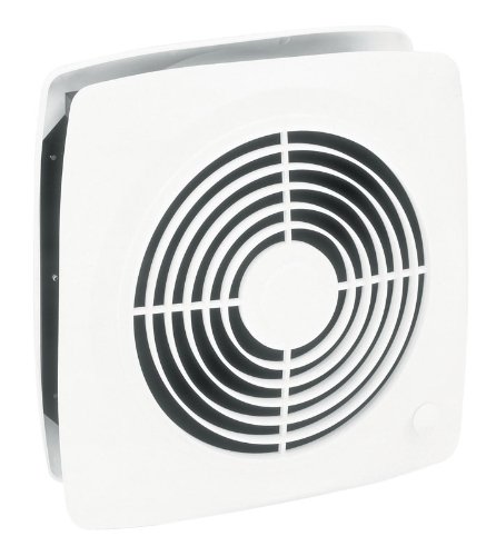 Broan-Nutone 511 Room-to-Room Ventilation Fan, Plastic White Square Exhaust Fan, 4.5 Sones, 180 CFM, 8