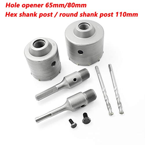 Concrete Hole Saw of SDS Plus Shank for Cement Brick Wall, Kit