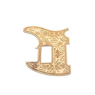 Alnicov Pickguard pour guitare à 8 trous Style floral Humbucker PickGuard de remplacement pour Fd Standard Telecaster… - Les Beatles, Paul McCartney, John Lennon, RIngo Starr, George Harrison Alnicov Pickguard pour guitare à 8 trous Style floral Humbucker PickGuard de remplacement pour Fd Standard Telecaster… – Image 3