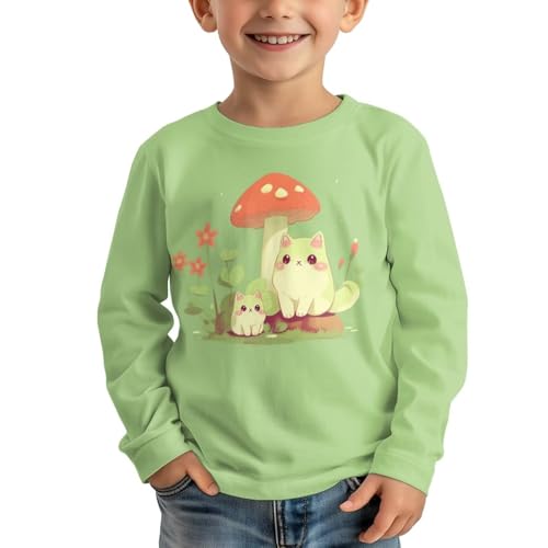 Image of Kids Long Sleeve Shirts for Girls 3-16 Year Old Cute Clothes for Teen Girls Casual Workout Tops