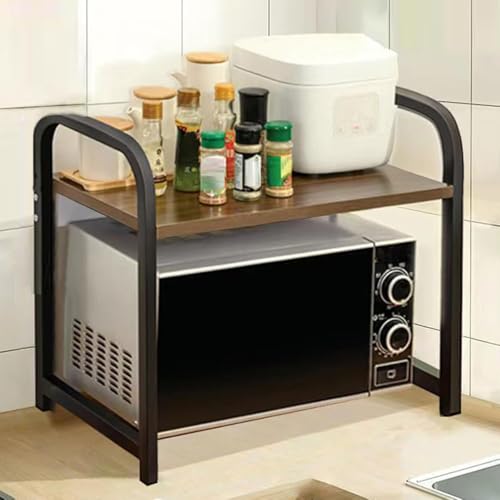 Mikrowellen-Regal, multifunktional, Arbeitsplatten- und Druckerständer für Zuhause, Büro, ideale Lösung für Küchengeräte und Bürogeräte
