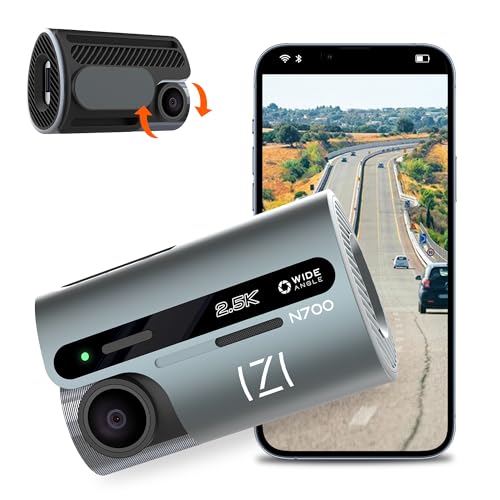 IZI N700 5MP Car Dash Camera - 2.5K, 170° FOV, Night Vision, WiFi, G-Sensor, Emergency Recording, 512GB SD Card Support, 24/7 Parking Monitor, Easy Install, Multiple Modes (B0D9M9KTWM) Amazon Price History, Amazon Price Tracker