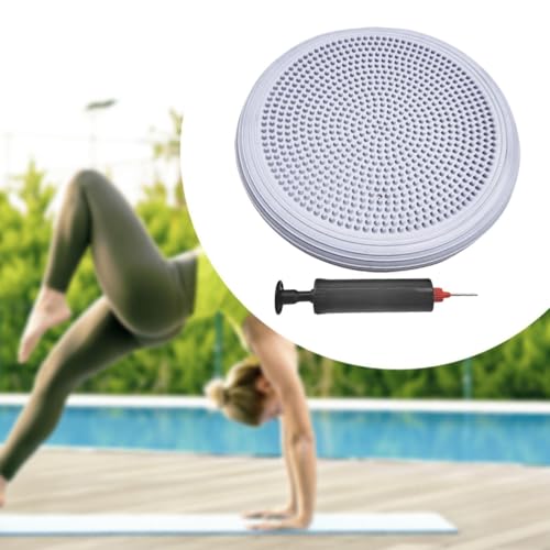 Balance Mat Yoga Mat Wobble Cushion Wiggle Seat Balance Disc Flat Pad Stability for Gymnastics, Gym, Fitness, Yoga, Kids4