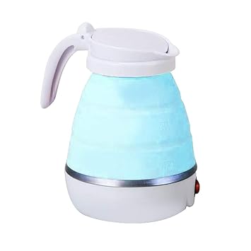 Travel Winter Outdoor Portable Electric Kettle Foldable Kettles Food Grade Silicone Small Size Home Household Silicone Kettle Convenient Quick Multipurpose Utility Tool