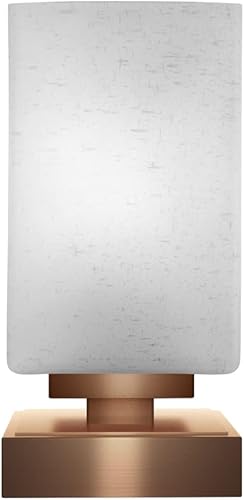 Vista 21 de Toltec Lighting Luna - Lámpara de mesa con 1 luz en negro mate (52-MB-531)