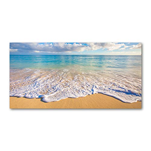 Tableau en verre acrylique Playa hawaiana 140x70cm Tulup pour décoration murale - 2