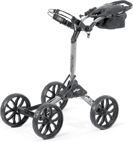 Bag Boy Quad Pro Push Cart Silver/Black