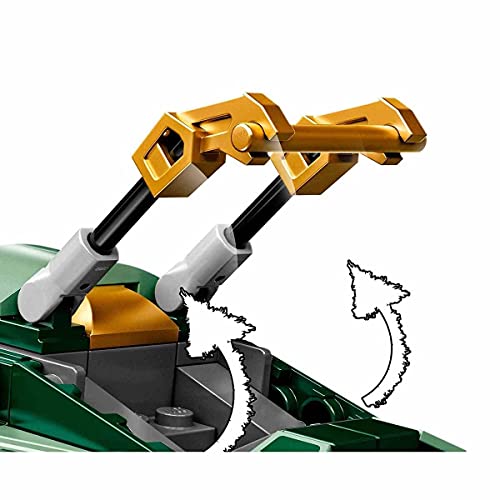 71747 NINJAGO Il Villaggio Dei Guardiani, Modellino da Costruire con Prigione Drago Giocattolo, Minifigure Cole, Jay e Kai, Giochi per Bambini 7 anno + - Lego - Immagine 8