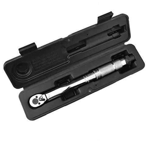 KZKR Drehmomentschlüssel 1/4 Zoll Drehmoment 5-25 N/M Genauigkeit von +/- 4% Alle Stahlkonstruktion Ratschenschlüssel Professioneller Schraubenschlüssel Für Mountainbike, Rennrad und Motorrad 1 KZKR Drehmomentschlüssel 1/4 Zoll Drehmoment 5-25 N/M Genauigkeit von +/- 4% Alle Stahlkonstruktion Ratschenschlüssel Professioneller Schraubenschlüssel Für Mountainbike, Rennrad und Motorrad