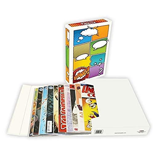 BCW Comic Book Stor-Folio - Art Pow | Portable Comic Book Storage Case for Current & Silver Age Comics | Comic Binder with Magnetic Closure | Holds 15 Bagged Comics or 20 Loose Comics