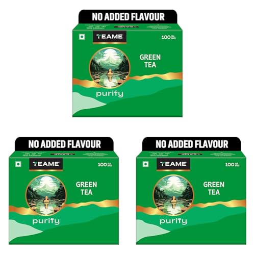 Image of TE-A-ME Green Tea 100 Bags | Green Tea Bags (Pack of 3)