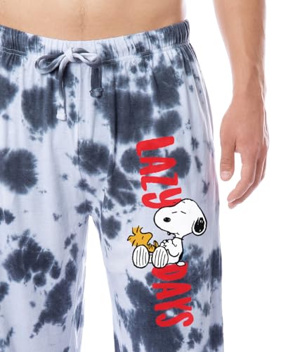 Peanuts Men's Snoopy Lazy Days Sleep Lounge Pajama Pants For Adults3