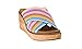 Corkys Footwear The Peace Out 2.5-Inch Woven Strap Wedge - Trendy and Chic Strap Design, Comfortable, Lightweight, and Durable Summer Wedges for Versatile Fashion - Multi - Size 10