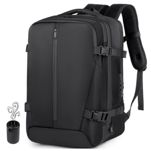Mochila Premium De Viagem A Vácuo Grande Executiva Bordo Expansível Notebook Bombinha Inclusa Bolsa Para Viagem Avião