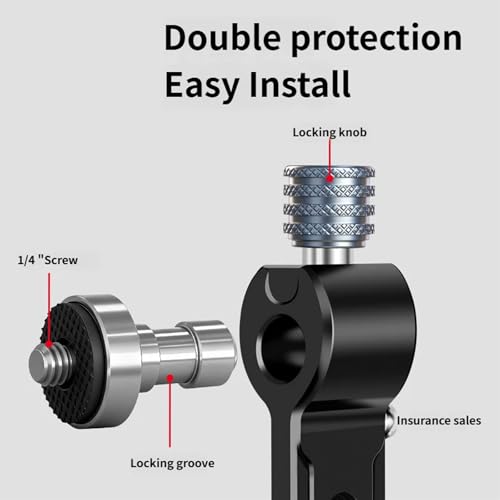 Adaptador de trípode binocular ligero de aluminio para telescopios y prismáticos 6