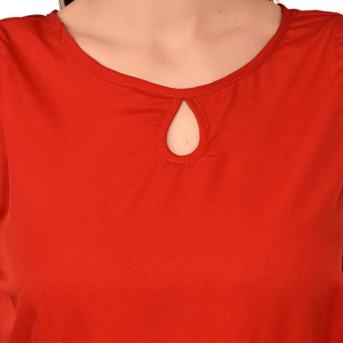 Image of Women's Sleeveless Peplum Top with Waist Tie Belt