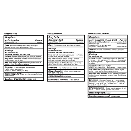 Care Science First Aid Kit, 110 Pieces | Professional Use for Travel, Work, School, Home, Car, Emergency, Survival, Camping, Hiking, and More - Image 9