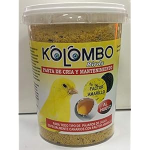 KOLOMBO Pasta de cría y Mantenimiento Factor Amarillo (Formato 650 Gr) …