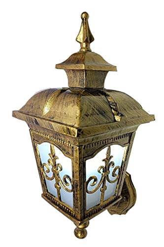 Image of Lights Aluminium Antique Gold Standard Wall Light