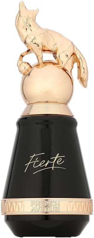 French Avenue Fierte, Luxurious Amber Spicy Eau de Parfum (EDP) - Perfume For Men, 80ml - with Black Pepper, Saffron, Bourbon & Vanilla notes