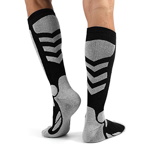 Meias, Andoer Meias esportivas masculinas 2 pares Meias de esqui profissional Malha grossa Meias atl