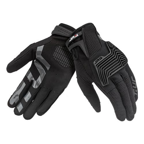 Gants T.UR G-Three Pro Black S pour virées moto et trajets urbains