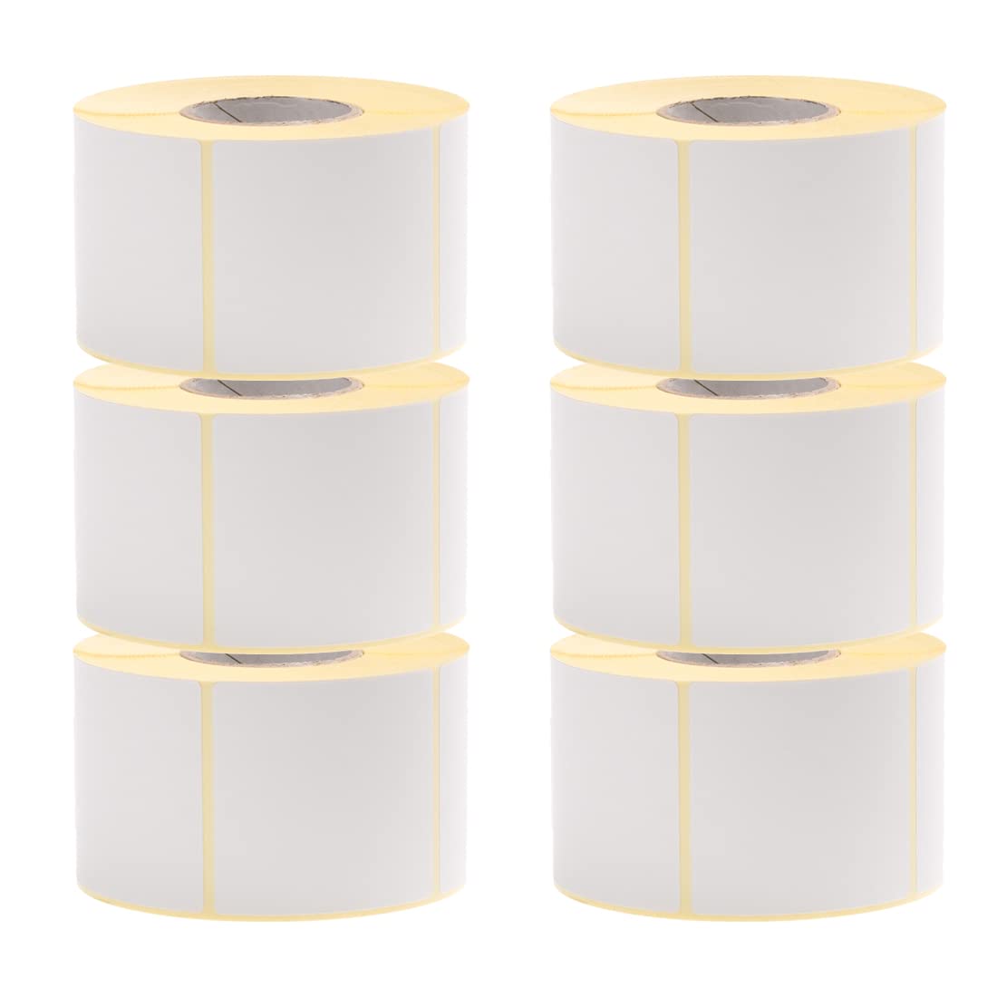 Étiquettes Adhésives Blanches, 1300 Pièces 50 X 25 Mm Etiquettes Thermiques Adhesives En Rouleau Etiquettes Alimentaires Pour Restauration Barattol Papeterie Cingelatore Correspondance