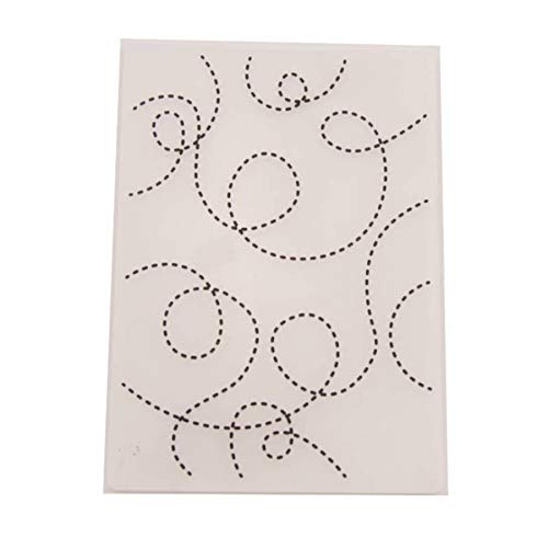 Carpeta De Grabado En Relieve Para Manualidades - Diseño Floral Vintage 12.7x17.8cm | Ideal Tarjetas Y álbumes