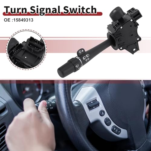 Commodo d'éclairage robuste pour Cadillac Escalade EXT interrupteur de colonne 15849313