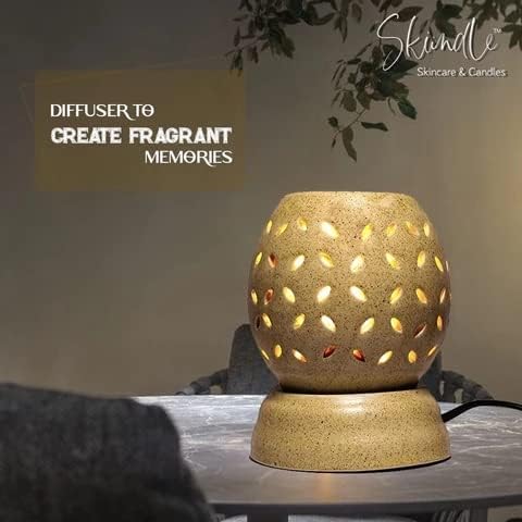 Image of Electric Diffuser with 4 Premium Aroma Fragrance Oils - Revitalize Your Space with Aromatherapy, Perfect for Home & Office - Relaxation, Meditation, Stress Relief, & Sleep - Essential Oil Gift Set