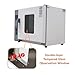 BEILOCKERY 220V 1KW Stainless Steel Lab Digital Forced Air Convection Drying Oven 13.8 X 13.4 X 13.8 inches Chamber 20-300℃ Temperature Control Large Capacity Heating Oven for Industrial and Lab