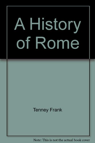 A History of Rome B00442U2G2 Book Cover