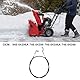 YINETTECH Schneefräse Drehzahlwahlkabel 946-04396A 746-04396 746-04396A 746-04396 Kompatibel mit MTD