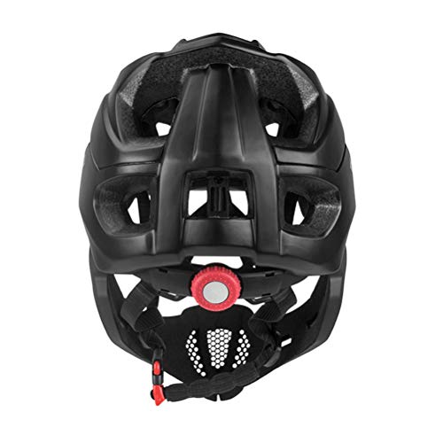 Casque Intégral pour Enfants, Casque Intégral BMX pour Jeunes Enfants, BMX Dirtbike Skateboard avec Mentonnière Détachable, Casques de Vélo Intégraux 2 en 1 pour Enfants Adolescents (Noir)